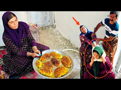 Baking traditional nomadic breads by Fatima, whose ex-husband has five wives