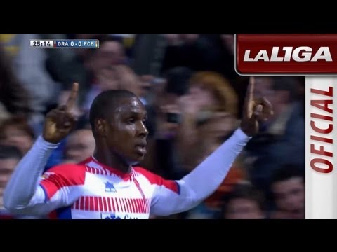 Gol de Ighalo (1-0) en el Granda CF - FC Barcelona  - HD