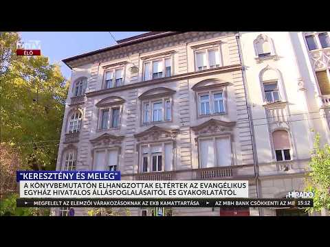 A könyvbemutatón elhangzottak eltértek az evangélikus egyház hivatalos gyakorlatától - HírTV