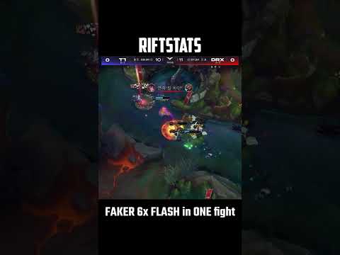 FAKER Flashes 6x in ONE fight with Zoe, LCK game vs. DRX