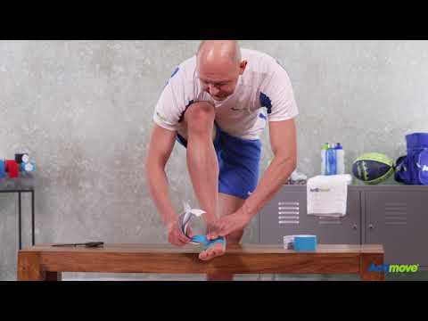 Kinesiology Taping for Top of Foot Pain