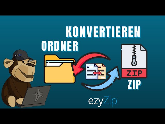 Wie man einen Ordner in eine ZIP-Datei umwandelt