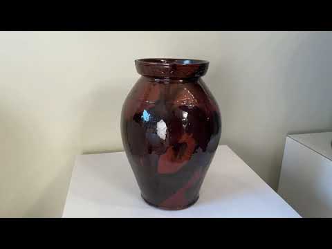 1811 Redware Pottery Jar by William Jackson (Saugus, Massachusetts) 