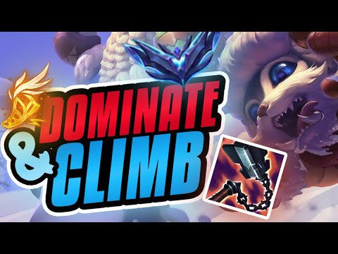 THIS IS THE BEST GNAR BUILD TO DOMINATE & CLIMB!!! Unranked To Diamond Season 12 (League Of Legends)
