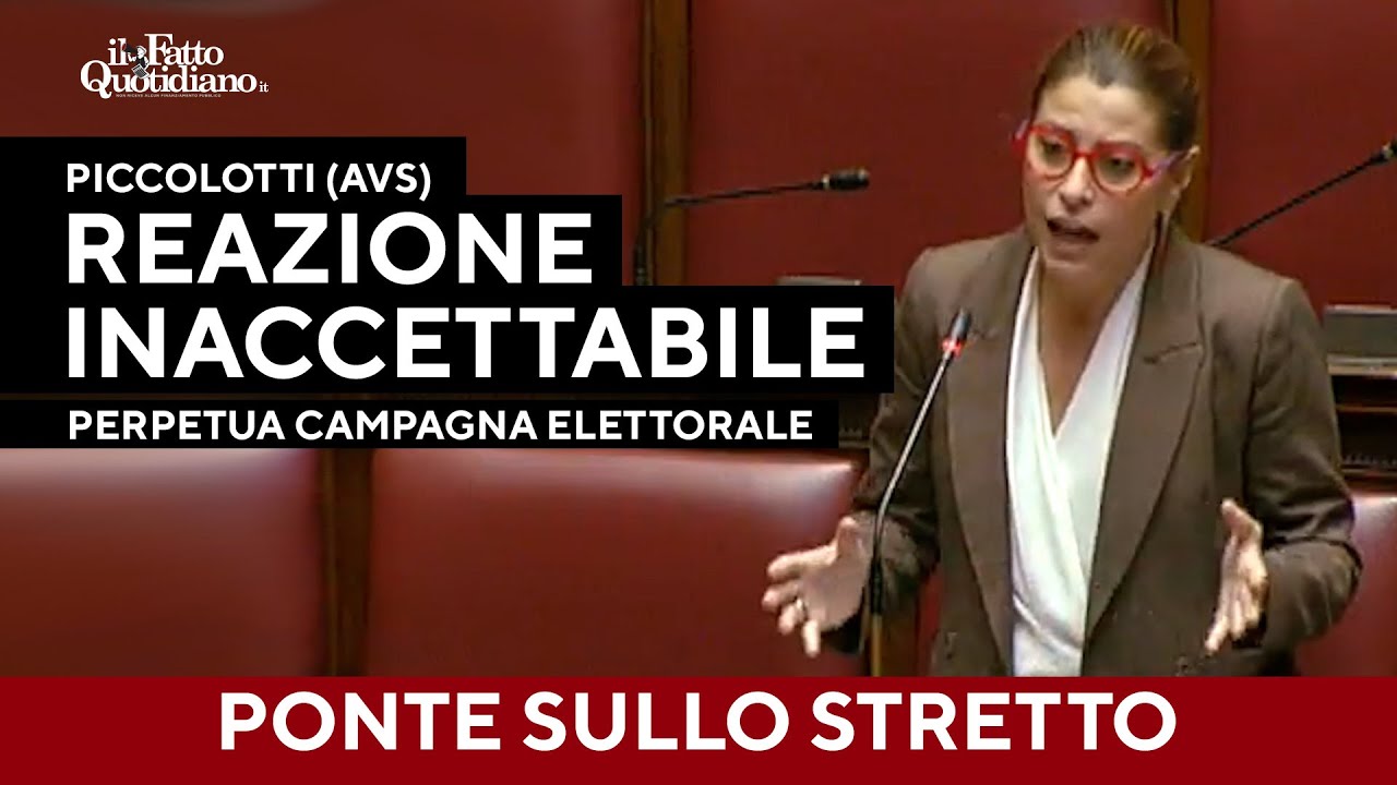 Ponte sullo Stretto, Piccolotti: "Sulla Corte dei Conti reazione inaccettabile del Governo"