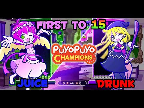 [Tritanopia] Puyo Puyo Champions: Juice (Harpy) vs drunk (Witch) FT15