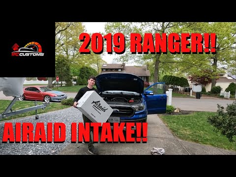 2019 Ford Ranger Airaid Intake Install and Sound