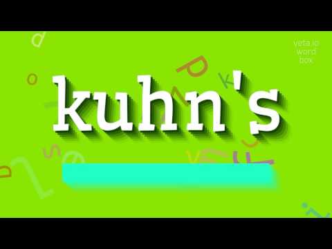 How to say "kuhn's"! (High Quality Voices)