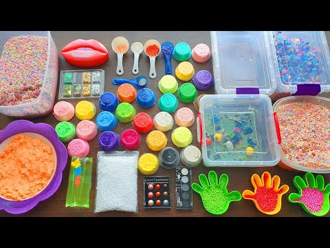 Slime Smoothie Mixing Old Slimes and Stuff - Izabela Stress
