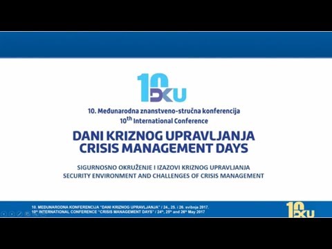 10. Dani Kriznog Upravljanja – 10th Crisis Management Days