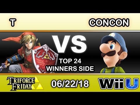 TFF - T (Link) Vs SS | Concon (Luigi) Top 24 Winners - Smash 4