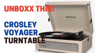 Video thumbnail for Crosley Voyager Turntable Unboxing by Tools and MOre
