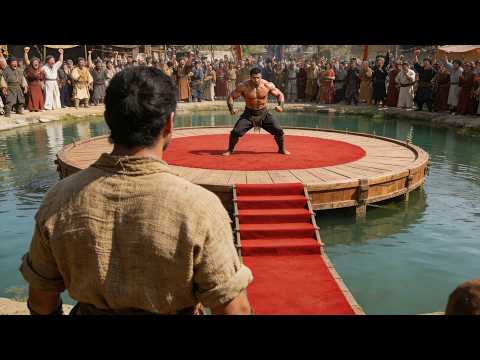 恶霸擂台比武自以为无人能敌，哪料下秒被功夫小伙暴打！#drama #kungfu #中国电视剧