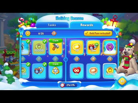 @Fishdom Level 9115. Holiday Season Event Level 12 Unlocked.
