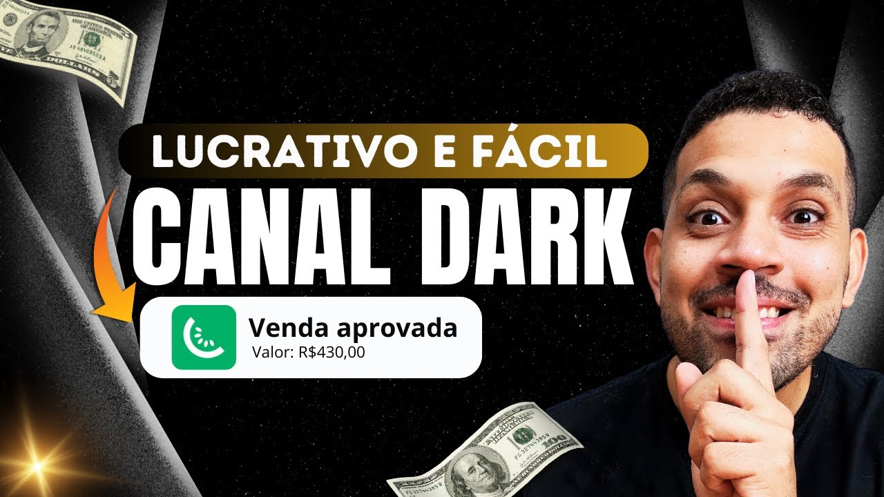 NOVO MÉTODO: COMO GANHAR 400 REAIS POR DIA COM CANAL DARK