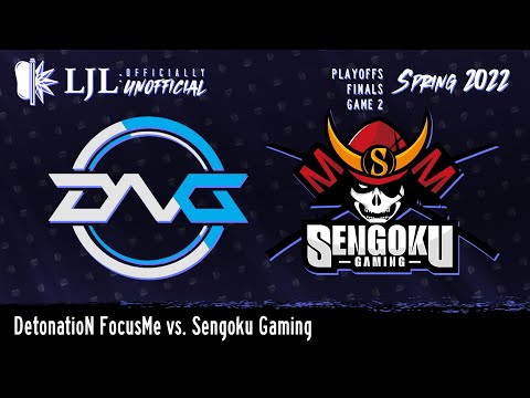 [EN] LJL 2022 Spring Split Playoffs Grand Finals Game 2 - DetonatioN FocusMe vs Sengoku Gaming
