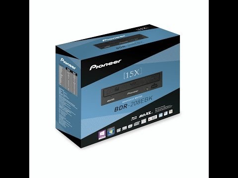 Pioneer BDR-208EBK Blu Ray player recorder