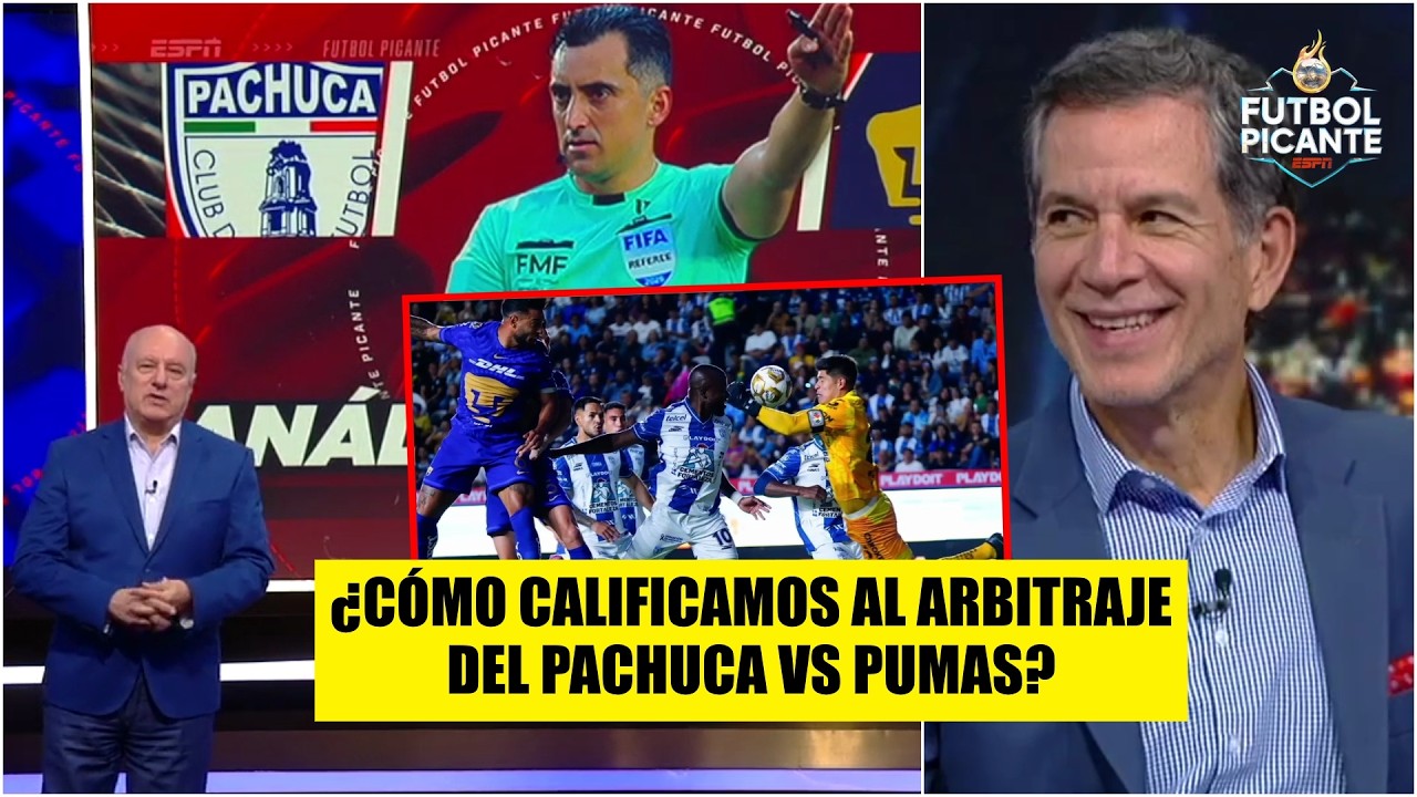 PACHUCA, PUMAS y las POLÉMICAS en el ARBITRAJE. ¿Los PENALES? ¿Bien la ROJA? | Futbol Picante