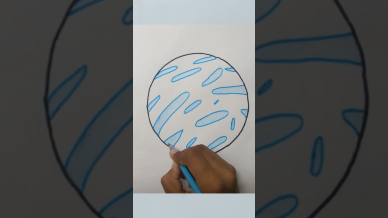 Drawing of Neptuneplanet #shorts #youtubeshorts #drawing