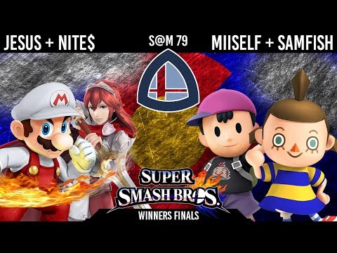 Sm4sh@Mines 79 - HLG|Jesus + Nite$ Vs. NS|Miiself + HLG|SAMFISH - Doubles Winners Finals