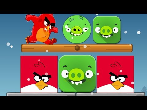 Angry Birds Kick Out Green Pig - CHANGE BIG OR SMALL TO KICK BAD PIGGIES