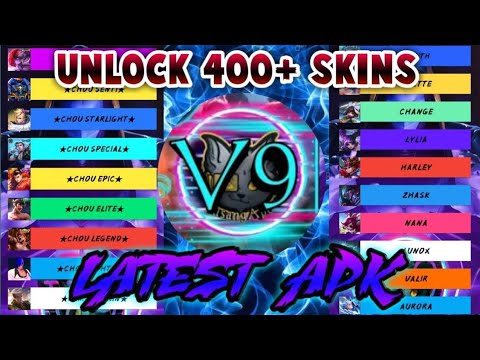 Unlock 400+ Skins, Emotes,Recall And Etc. For Free!!🔥||Pusang Apo V9||No Ban!!