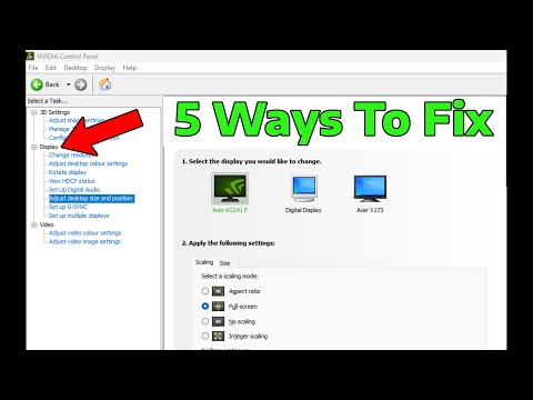 How To Fix NVIDIA Control Panel Display Settings Missing or Not Showing