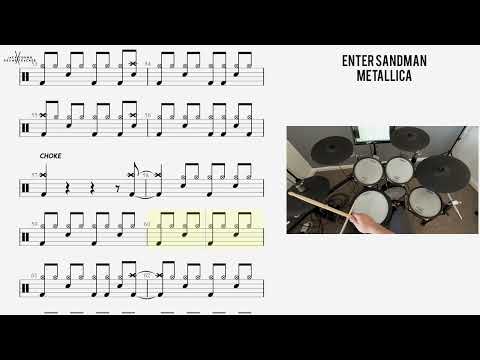 How to Play 🥁   Enter Sandman   Metallica