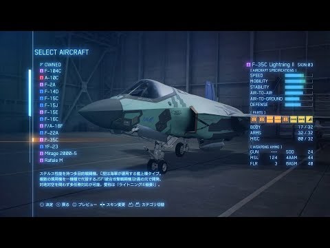 Ace Combat 7: Skies Unknown - PS4/XB1/PC - Aircraft Customization