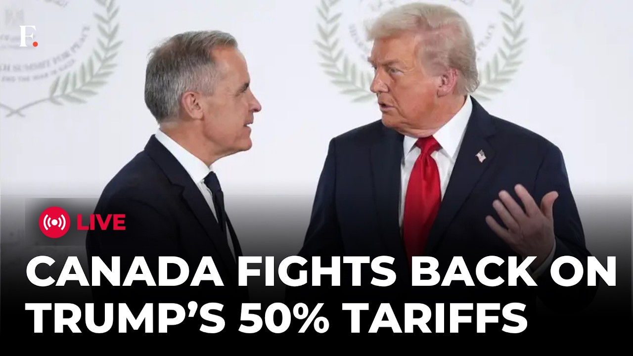 MARK CARNEY LIVE: Mark Carney Responds To Trump’s New 50% Canada Tariffs
