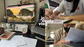 junior college study vlog singapore | first week of school, a level csc essay grind, stresssss