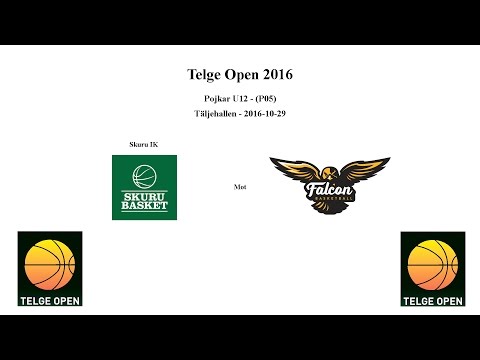 Skuru Basket (P05 Vit) mot Falcon Basketball (Denmark) - Telge Open - EB - 2016-10-29