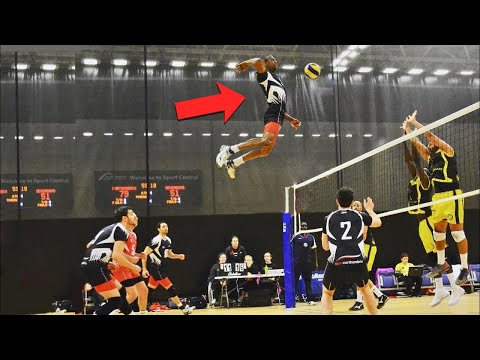 Volleyball Players Without Gravity | Monsters of the Vertical Jump !!!