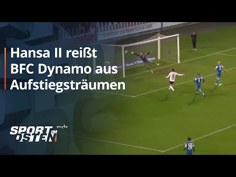 Hansa II reißt BFC Dynamo aus Aufstiegsträumen | Sport im Osten