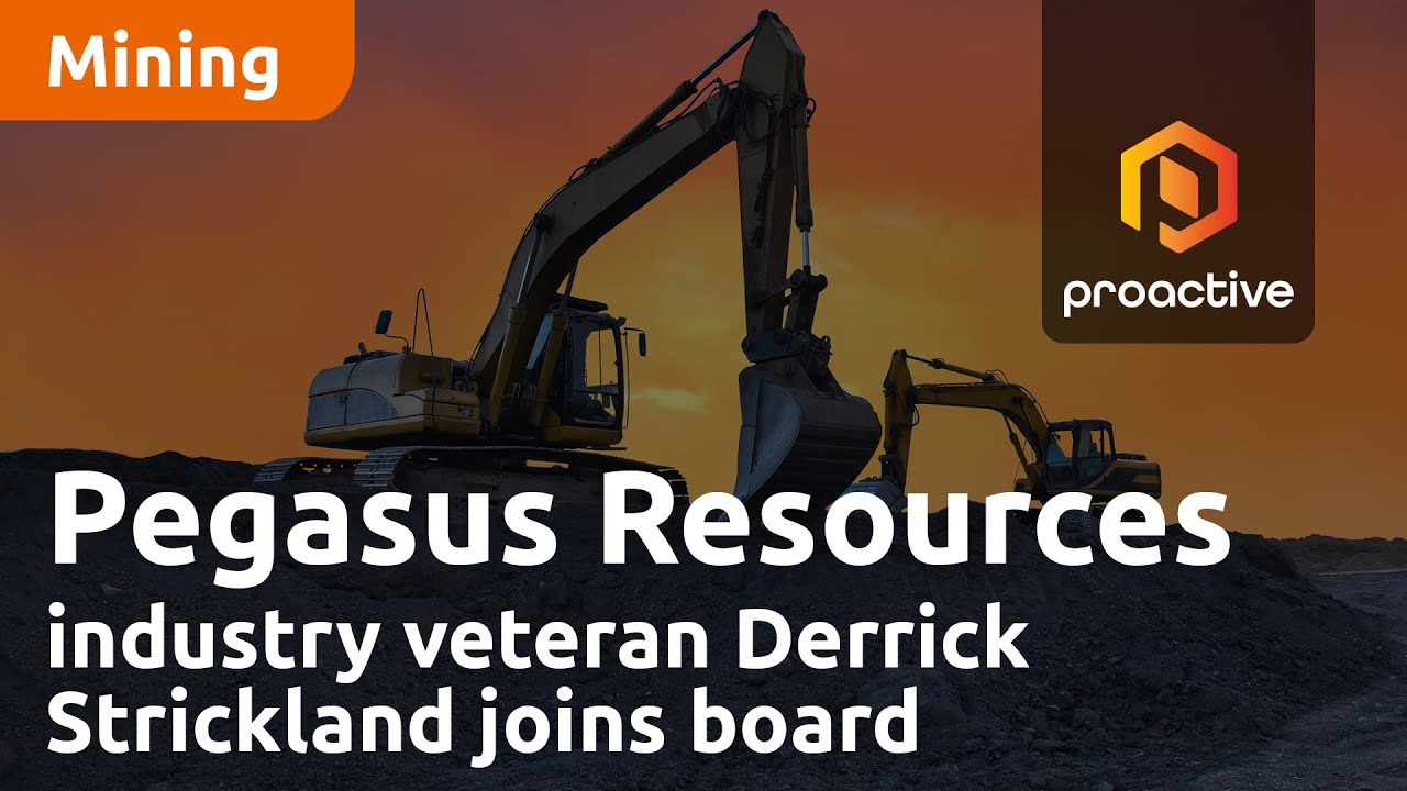 Pegasus Resources announces industry veteran Derrick Strickland has joined company’s board