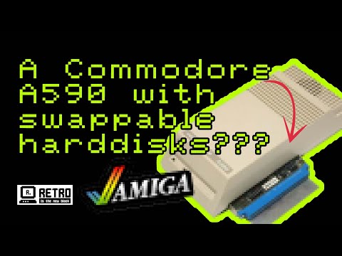 A Commodore A590 with swappable harddisks? Refurb, mod, Jazdrive?!