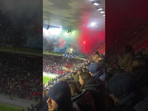 Tirana 0-0 Partizani | Pyroshow i Capital Crew ( 5 Mars 2022 )