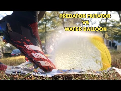 ADIDAS PREDATOR MUTATOR 20+ vs WATER BALLOONS!!