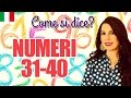 Numbers In Italian 31 40