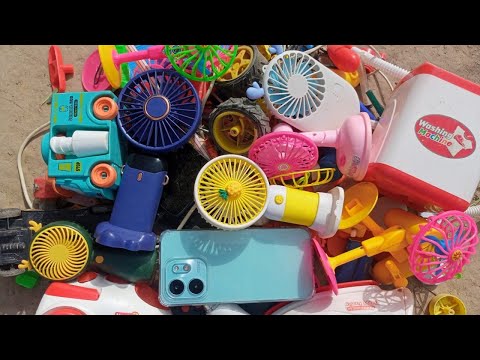 Breaking And Opening Toys Mini Fan DC Motor ⚒️🔫🚗📱 Testing & Working🚲🛵 ☎️