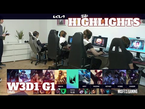 XL vs MSF - Highlights | Week 3 Day 1 S11 LEC Summer 2021 | Excel vs Misfits