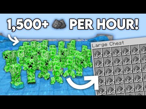 NEW BEST CREEPER FARM in 1.21+ Minecraft Bedrock! (EASY)