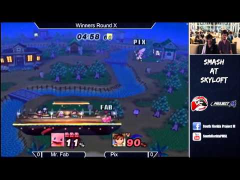 Smash @ Skyloft 8/28 - Winners Round 2 - Mr. Fab (Squirtle/Pit) vs Pix (Pit)