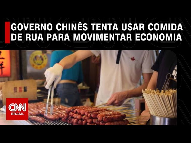 Governo chinês tenta usar comida de rua para movimentar economia | CNN NOVO DIA