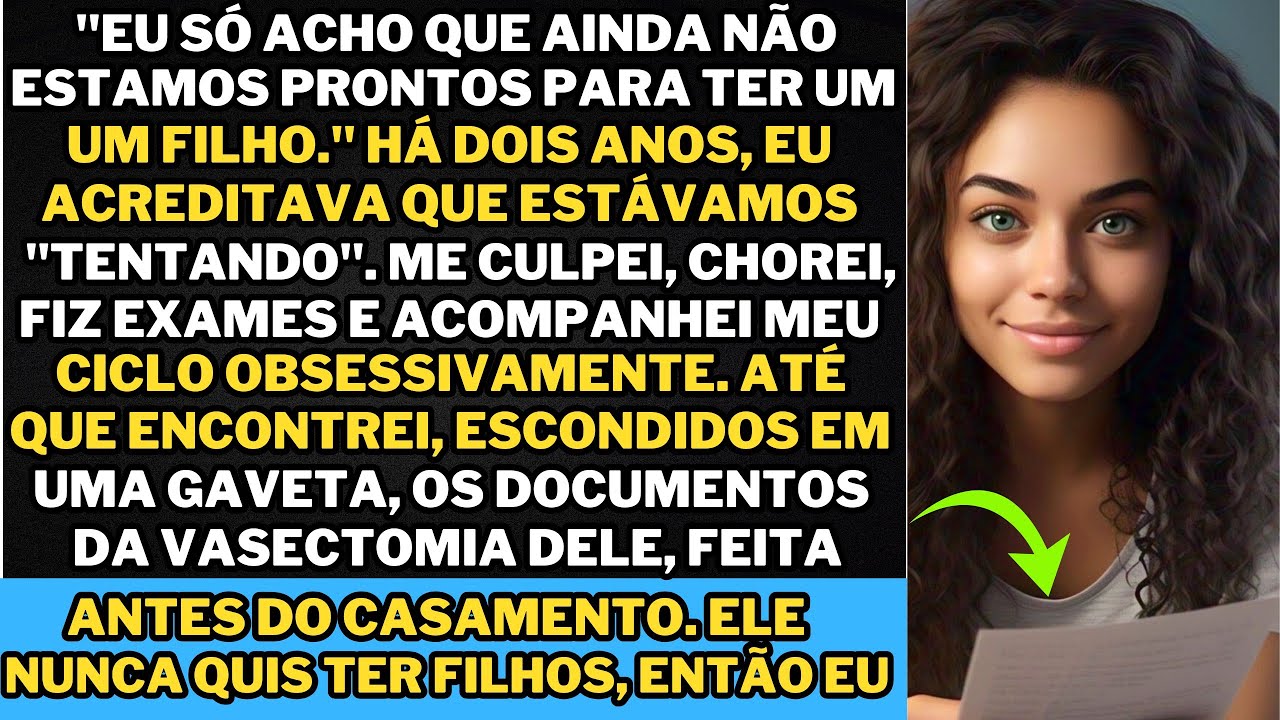 Meu marido escondeu que fez vasectomia e me culpou por não conseguirmos ter filhos. Então, fiz ele.