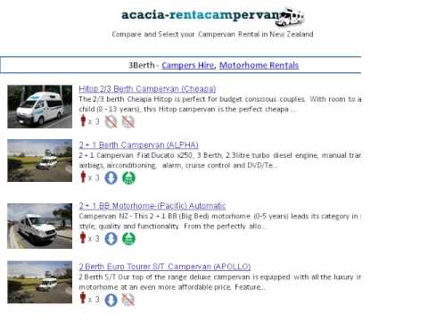 Camper Hire Christchurch