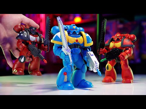Space Marine Retro Action Figures!? - Creating the 90's Warhammer Toyline that Never was.