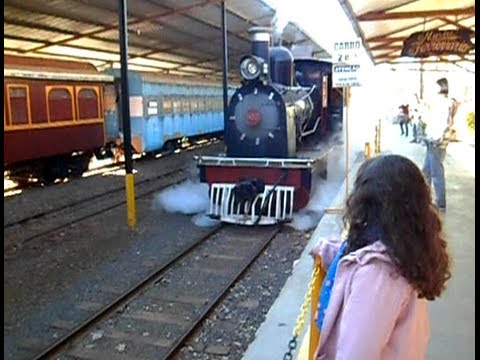 Chegada do Trem das Termas