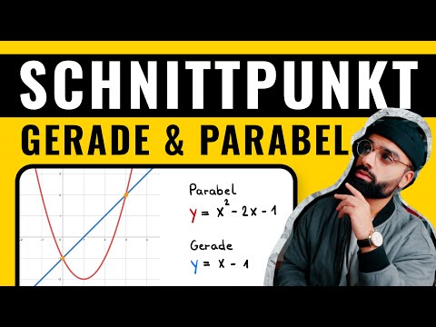 Schnittpunkt Gerade und Parabel | Quadratische Funktion und lineare Funktion | Mathe | Herr Maqbool
