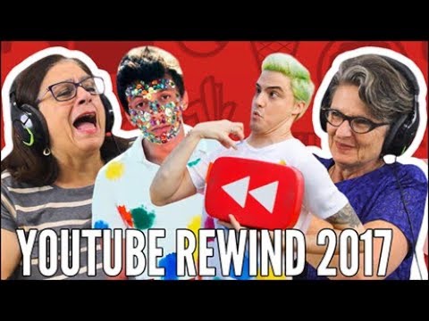 IDOSOS REAGEM A YOUTUBE REWIND 2017